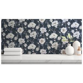 Arthouse Floral Blue Wallpaper