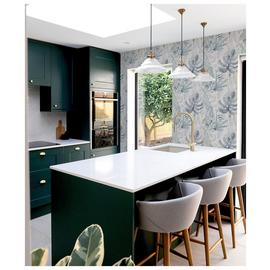 Arthouse Chalky Tropical Navy Wallpaper