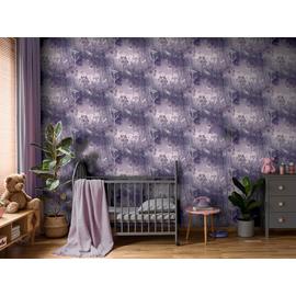 Arthouse Damselfly Purple Wallpaper