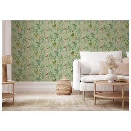 Esselle Home Hill Top Garden Sage Green Wallpaper
