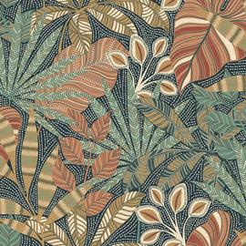 Esselle Home Kirra Leaf Navy Wallpaper