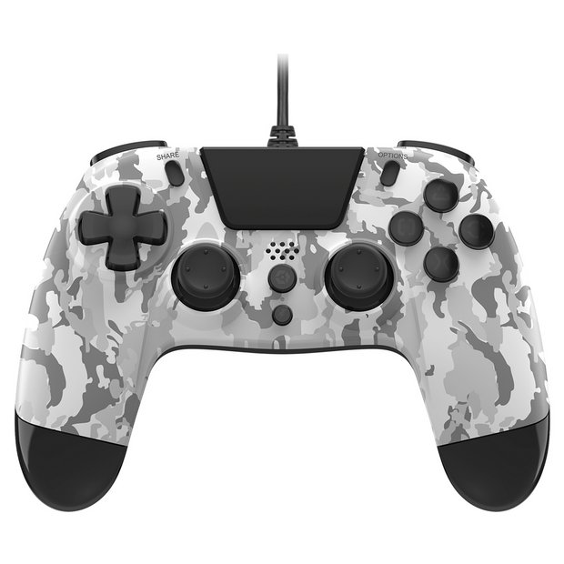 Buy Gioteck VX4 PS4 Wired Controller - White Camo | PS4 controllers and  steering wheels | Argos