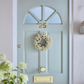 Home Faux Mini Linium Wreath