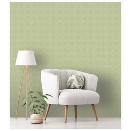 RHS Dandy Floral Sage Wallpaper