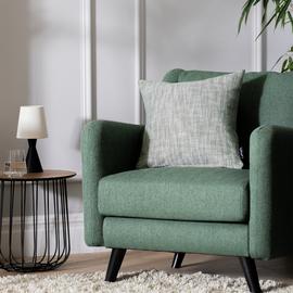 Habitat Woven Cushion - Green - 43x43cm