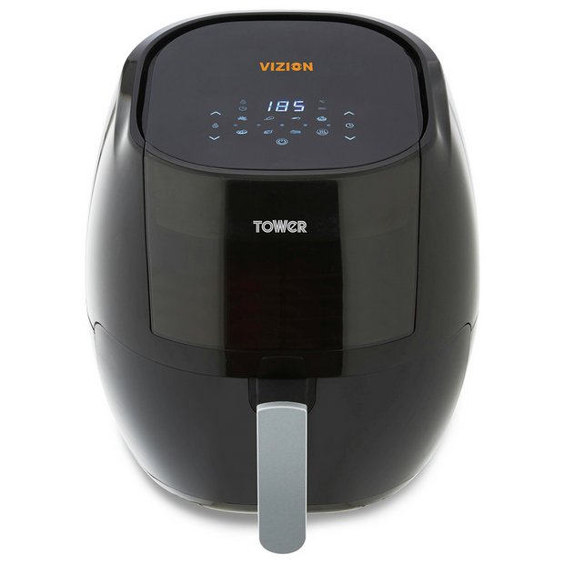 The Tower 9L Dual Basket Vortx Air Fryer is on sale at Argos