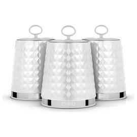 Tower Solitaire Pack of 3 Canisters - White