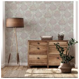 Arthouse Woodland Scene Sage Green Wallpaper