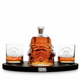 Original Stormtrooper 3D Helmet Decanter And Whiskey Glasses
