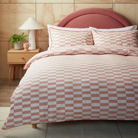 Habitat Cotton Tile Print with Piping Bedding Set