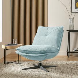 Argos Home Soloman Fabric Swivel Chair