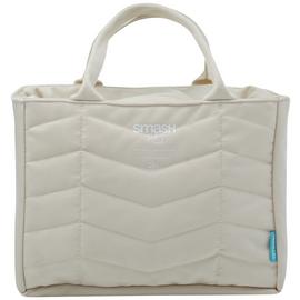 Smash Planet Beige Chevron Lunch Bag