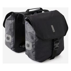 Decathlon 540 Waterproof Pannier Rack Bike Bag - 2x20L
