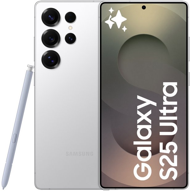Galaxy S25 Ultra 256GB 国内版 SIMフリー ホワイト Buy SIM Free Samsung Galaxy S25 Ultra 5G 256GB AI Phone - Silver