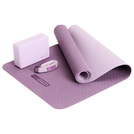 Pro Fitness PVC Yoga Set - Pastel Pink