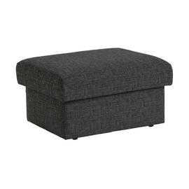 Argos Home Milano Fabric Footstool - Charcoal