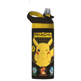 Hox Pokémon Pikachu Black Sipper Water Bottle - 600ml