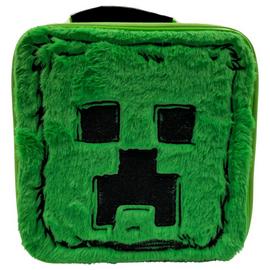 Hox Minecraft Creeper Faux Fur Lunch Bag