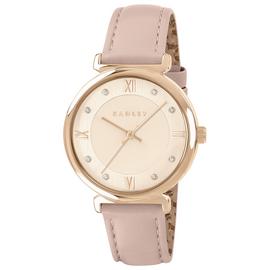 Radley Rose Gold Plated Pink Leather Strap Watch
