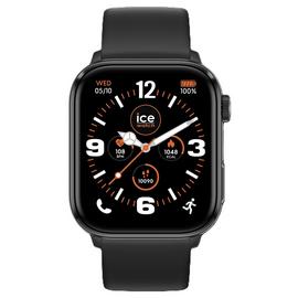 ICE-Watch Black Silicone Strap Smart Watch