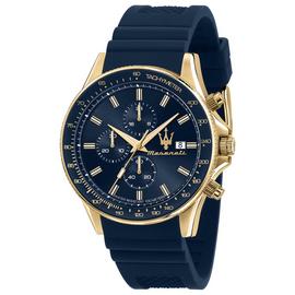Maserati Sfdia Blue Dial Blue Strap Watch