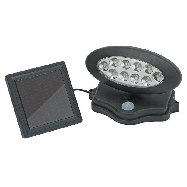 Buy HOME Solar PIR Security Light Solar lighting Argos