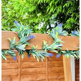 Garden XP Artificial Lavender Garland With String Light