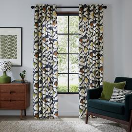 Habitat Scion Padukka Lined Eyelet Curtains - Multi