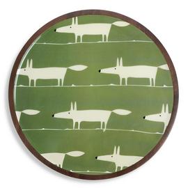 Habitat x Scion Mr Fox Mango Wood Serving Platter - Green