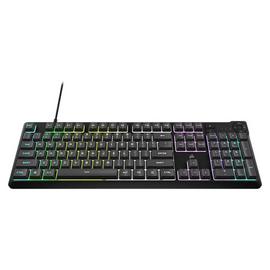 Corsair K55 Core Steel Wired Gaming Keyboard - Grey