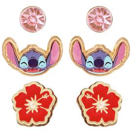 Disney Lilo & Stitch Multicoloured Enamel Stud Earring Set