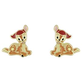 Disney Gold Plated Bambi Stud Earrings