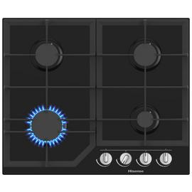 Hisense GG643B Glass Gas Hob - Black
