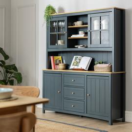 Habitat Bournemouth 4 Door 3 Drawer Sideboard - Dark Blue