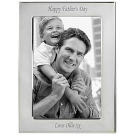 Personalised Message Silver Plated Photo Frame