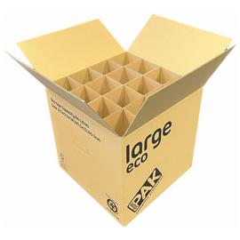 StorePAK Eco Glass Moving House Boxes With 32 Item Divisions