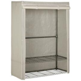 Argos Home Double Heavy Duty Covered Rail - White