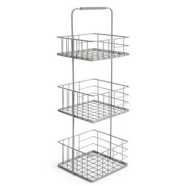 Habitat Freestanding 3 Tier Storage Caddy - Grey