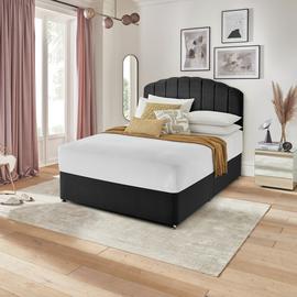 Silentnight Double Divan Bed Base - Charcoal