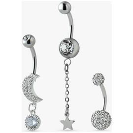 Revere Surgical Steel Belly Bars - Set of 3