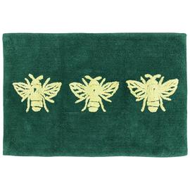 Furn Cotton Bee Deco Bath Mat - Emerald Green