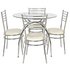Argos Home Lusi Glass Dining Table & 4 Chairs