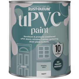 Rust-Oleum uPVC Matt Paint 750ml - Mineral Grey