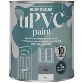 Rust-Oleum uPVC Matt Paint 750ml - Marine Grey