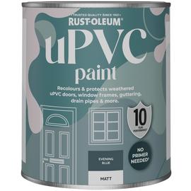Rust-Oleum uPVC Matt Paint 750ml - Evening Blue