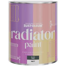 Rust-Oleum Radiator Matt Paint 750ml - Black Sand