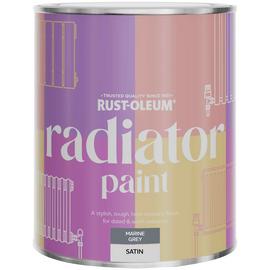 Rust-Oleum Radiator Satin Paint 750ml - Marine Grey