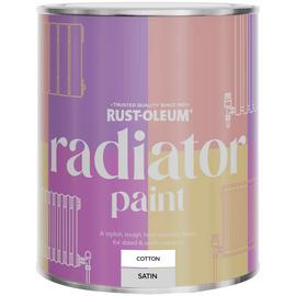 Rust-Oleum Radiator Satin Paint 750ml - Cotton