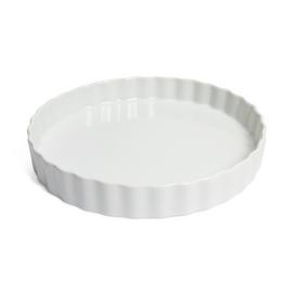 Habitat Riko 24cm Non Stick Porcelain Pie Dish - Cream