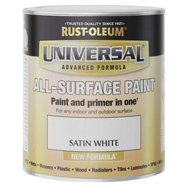 Rust-Oleum Universal All-Surface Satin Paint 750ml - White